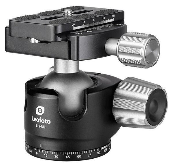 Leofoto Ballhead LH-36 + Release Plate QP-70N 