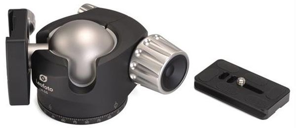 Leofoto Ballhead LH-55 + Release Plate QP-70 
