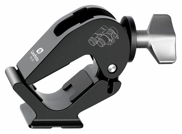 Leofoto BC-02 Fernglasklemme mit Arca-Swiss-Fuß 28 bis 60 mm 