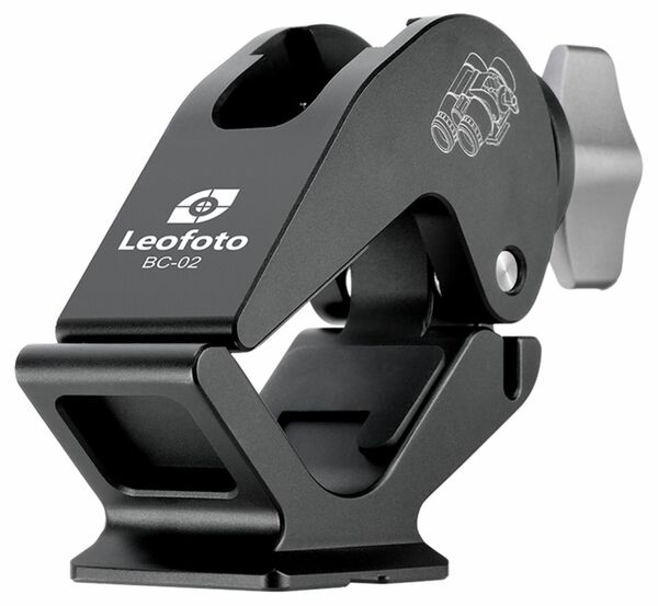 Leofoto BC-02 Fernglasklemme mit Arca-Swiss-Fuß 28 bis 60 mm 