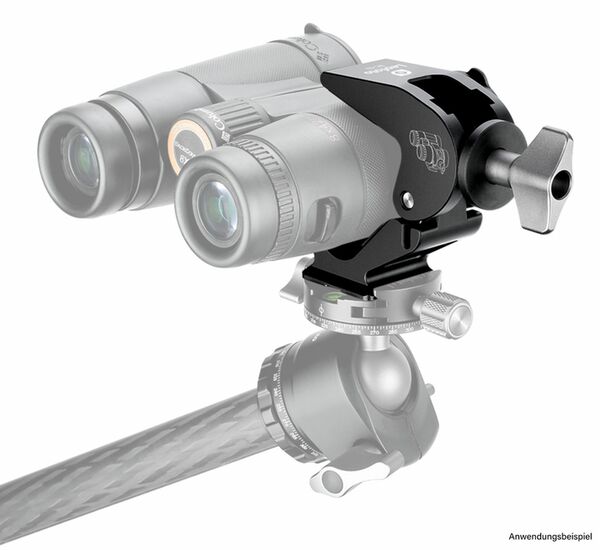 Leofoto BC-02 Fernglasklemme mit Arca-Swiss-Fuß 28 bis 60 mm 
