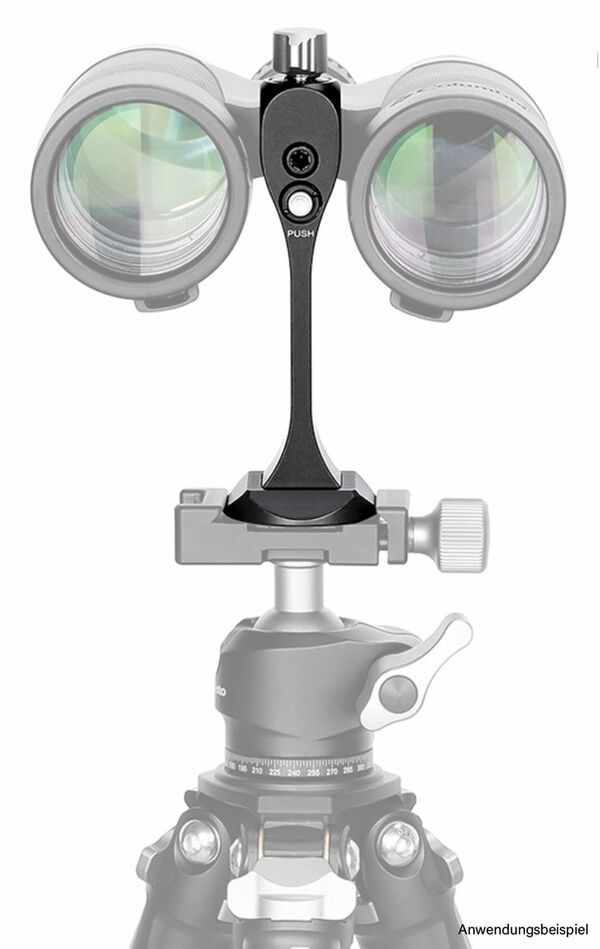 Leofoto BC-03 Fernglas QR-Halterung für Stative 