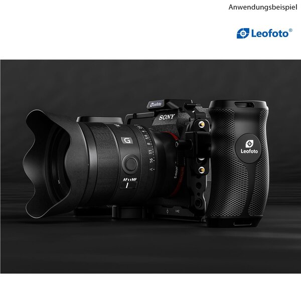 Leofoto Camera Cage Handgriff CH-5L links 