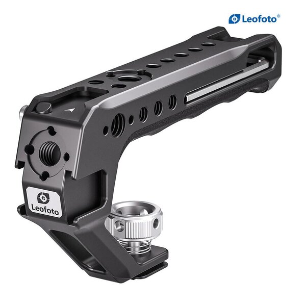 Leofoto Camera Cage Handgriff mit Blitzschuhadapter AH-2-3 