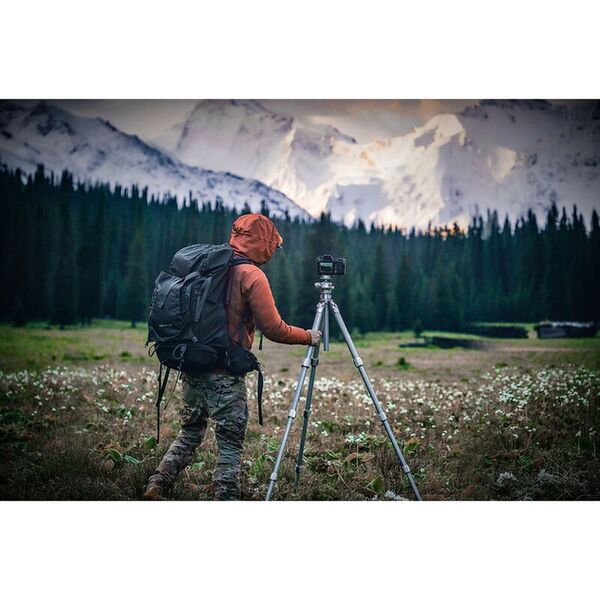 Leofoto Carbon-Dreibeinstativ LG-284C Gabriel + Ballhead LH-36R Silver 