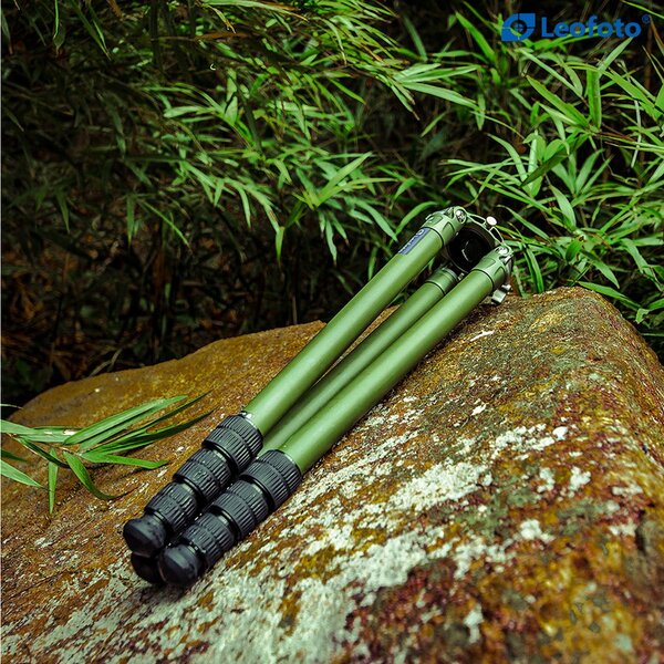 Leofoto Carbon-Dreibeinstativ LM-364CL Summit Olive 