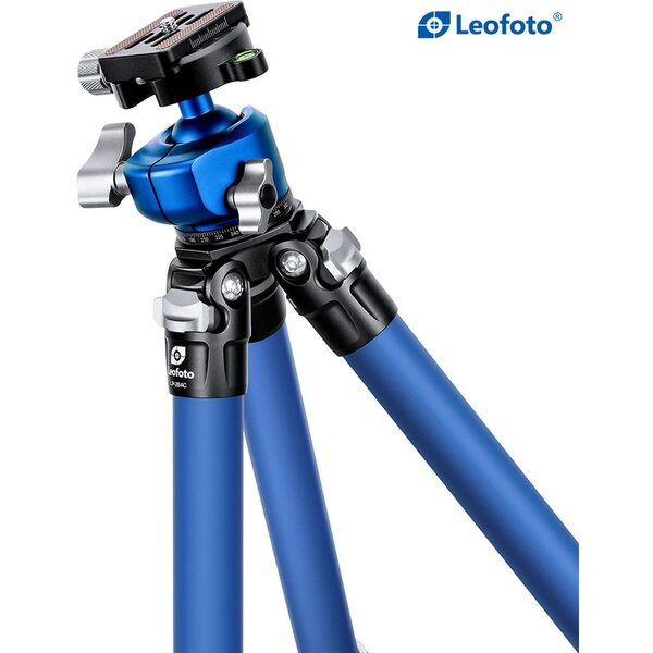 Leofoto Carbon-Dreibeinstativ LP-284C Poseidon + Ballhead LH-30 (Blue) 
