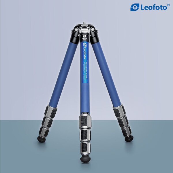 Leofoto Carbon-Dreibeinstativ LP-324C Poseidon + Ballhead LH-40 (Blue) 