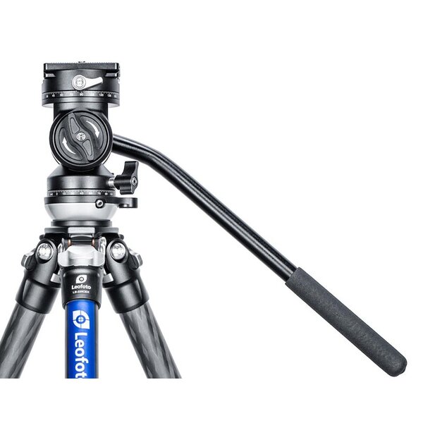 Leofoto Carbon-Dreibeinstativ LS-225CEX Ranger mit Nivelliereinrichtung + Videoneiger  BV-1R