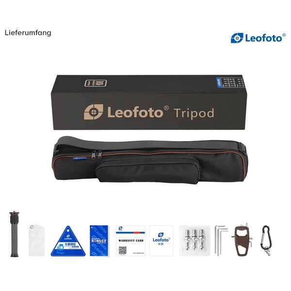 Leofoto Carbon-Dreibeinstativ LS-284C Ranger Pro + Ballhead  LH-30R