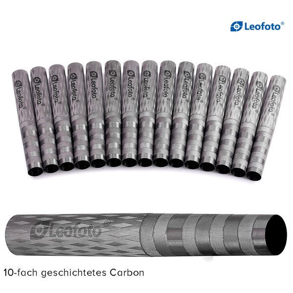 Leofoto Carbon-Dreibeinstativ LS-284C Ranger Pro + Ballhead  LH-30PCL
