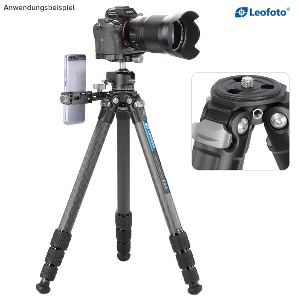Leofoto Carbon-Dreibeinstativ LS-284C Ranger Pro + Ballhead  LH-30PCL