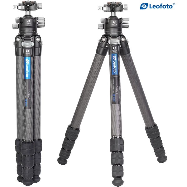 Leofoto Carbon-Dreibeinstativ LS-324C Ranger + Ballhead Panorama LH-40PCL 