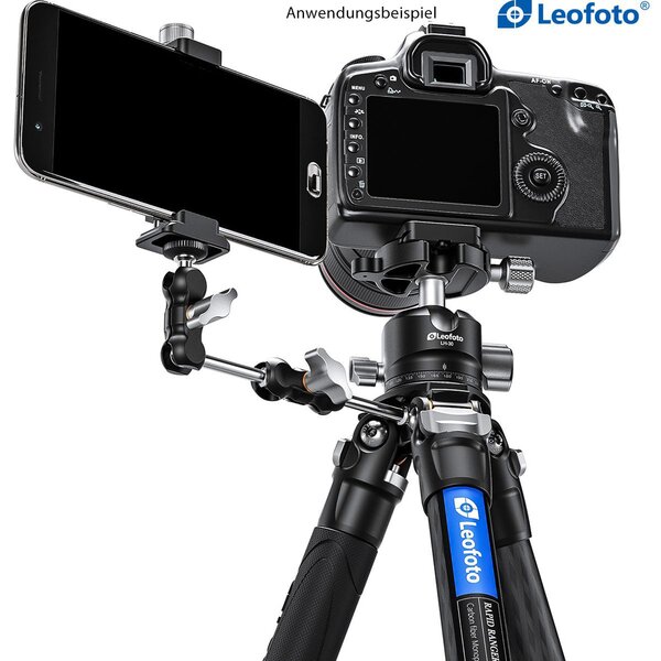 Leofoto Carbon-Dreibeinstativ LSR-284C Rapid Ranger mit Beinklemmen + Ballhead  LH-30