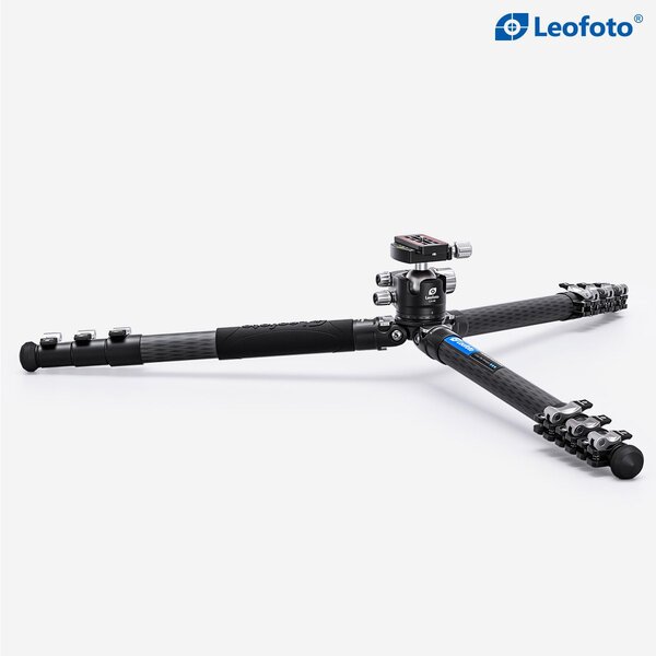 Leofoto Carbon-Dreibeinstativ LSR-284C Rapid Ranger mit Beinklemmen + Ballhead  LH-40