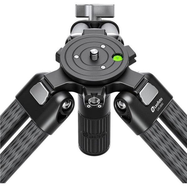 Leofoto Carbon-Dreibeinstativ LVC-253C Doppelrohr + Videoneiger BV-20 
