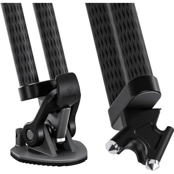 Leofoto Carbon-Dreibeinstativ LVC-253C Doppelrohr + Videoneiger BV-20 