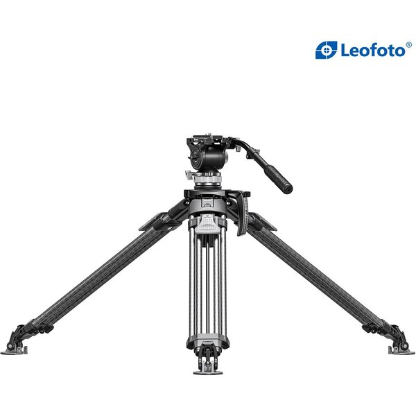 Leofoto Carbon-Dreibeinstativ LVF-163C + BV-15 Videostativset 