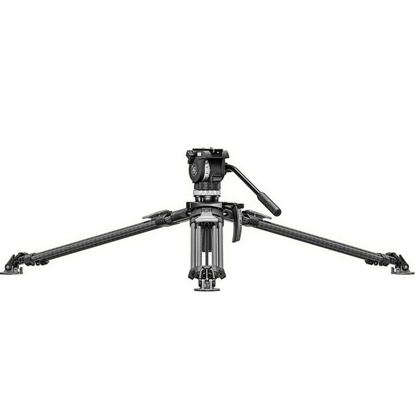 Leofoto Carbon-Dreibeinstativ LVF-163C + FH-10 Videostativset 