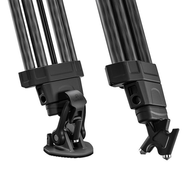 Leofoto Carbon-Dreibeinstativ LVF-163C + FH-10 Videostativset 