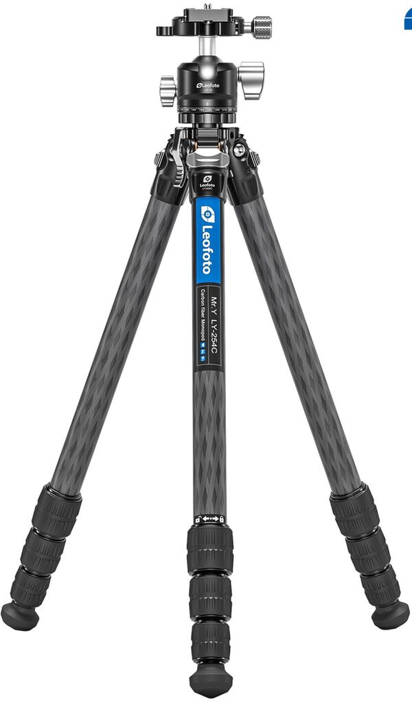 Leofoto  Carbon-Dreibeinstativ LY-254C Mr. Y + Ballhead LH-30 