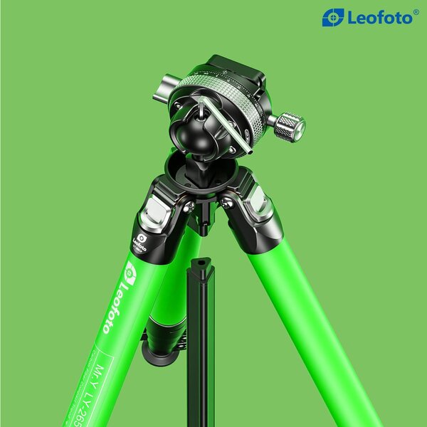 Leofoto Carbon-Dreibeinstativ LY-265CF Mr. Y  grün