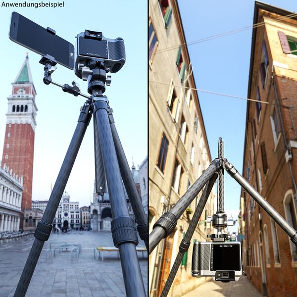 Leofoto Carbon-Dreibeinstativ LY-284C Mr. Y + Ballhead LH-30 