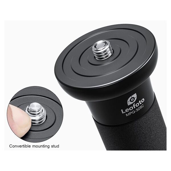 Leofoto Carbon-Einbeinstativ MPQ-325C  olive