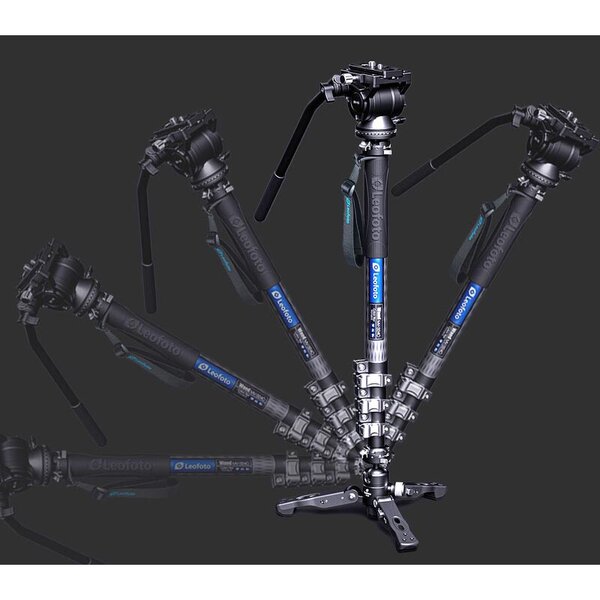 Leofoto Carbon-Einbeinstativ MV-324C+BV-10+VD-03 