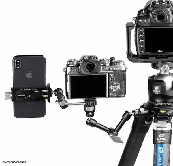 Leofoto DC-24 Klemme mit Wasserwaage 