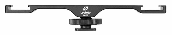 Leofoto FA-08 2 in 1 Blitzschuhadapter für Kamera Mikrofon und Beleuchtung 