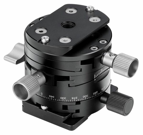 Leofoto G2 Getriebe-Panoramaplatte mit NP-60 Stativplatte 