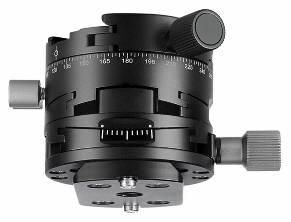 Leofoto G2 Getriebe-Panoramaplatte mit NP-60 Stativplatte 