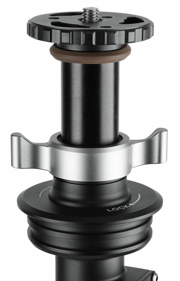 Leofoto GC-364C Kurbel-Mittelsäule für 75 mm abnehmbare Stativplatten 