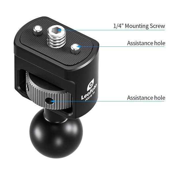 Leofoto Gelenkarm AM-8-14 Gelenk mit Adaption für ARRI-Equipment 