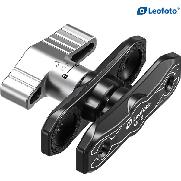 Leofoto Gelenkarm AM-8 Kit aus AM-8 Grundkörper, AM-8-13 und AM-8-14 Gelenken 