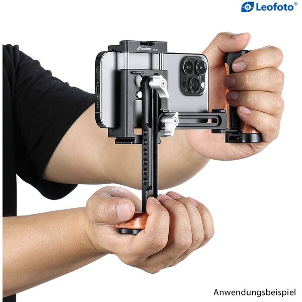 Leofoto Halterung PH-01 Smartphone-Videorig 