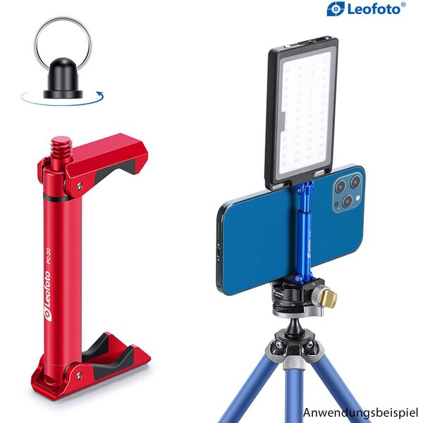 Leofoto Halterung Smartphone PC-20 black  black
