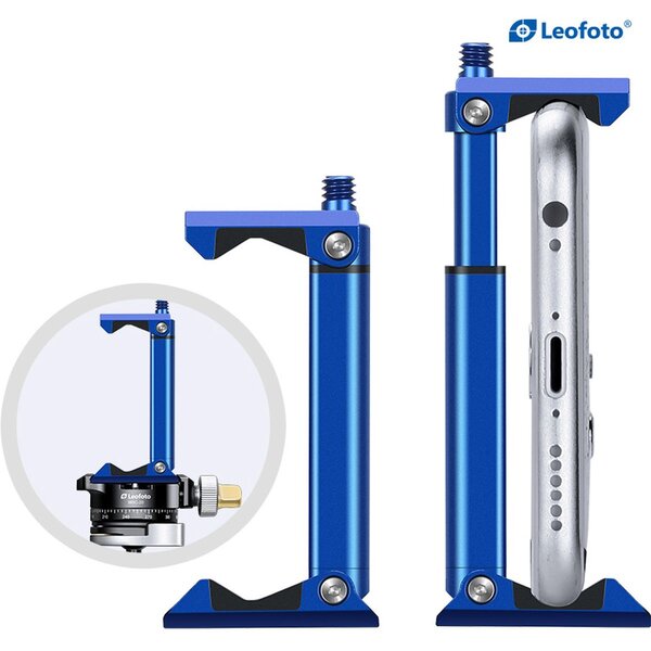 Leofoto Halterung Smartphone PC-20 blue  blue