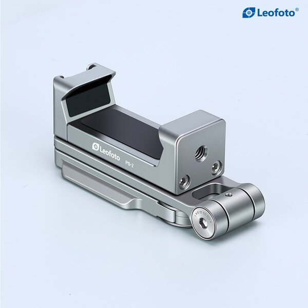 Leofoto Halterung Smartphoneklemme & Stativ PS-2 Silver  silver