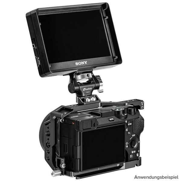 Leofoto Kamera Cage Monitorhalterung FM-03 mit zwei Anschlußgewinden 1/4