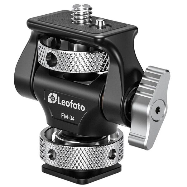 Leofoto Kamera Cage Monitorhalterung FM-04 für Blitzschuh 