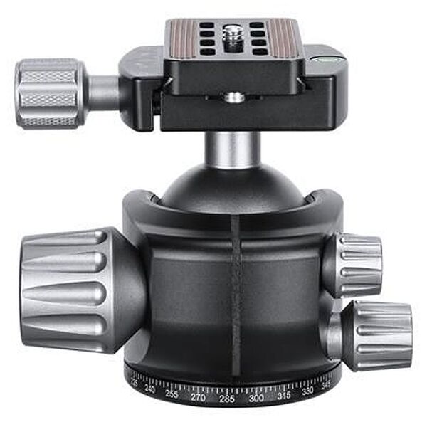 Leofoto Kugelkopf LH-47 + Auslöseplatte QP-70N 