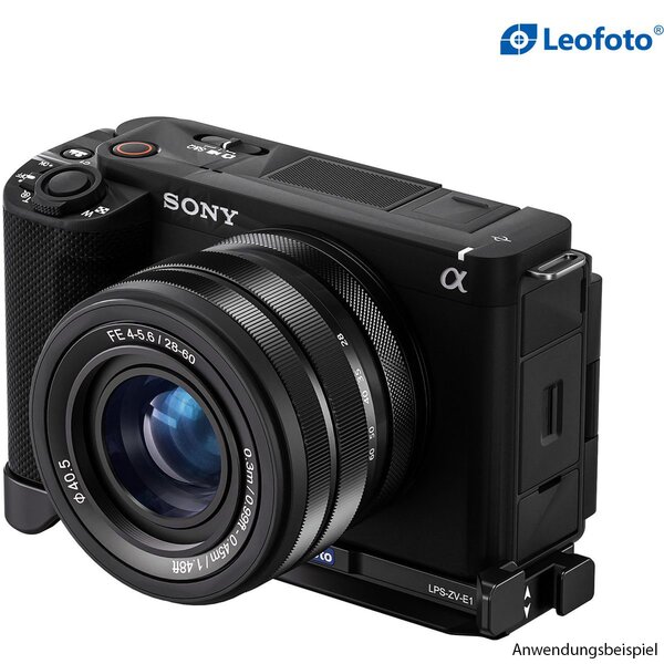 Leofoto L-Halterung LPS-ZV-E1 für Sony Alpha ZV-E1 schwarz 