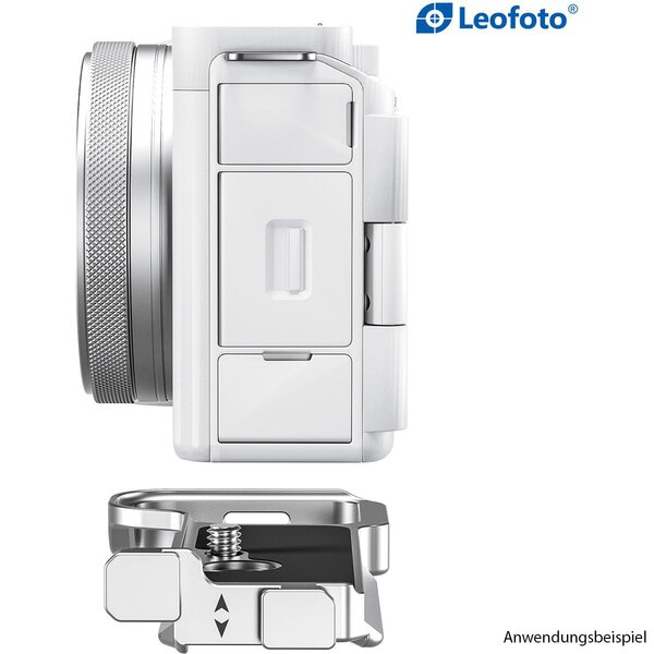 Leofoto L-Halterung LPS-ZV-E1 für Sony Alpha ZV-E1 silber 