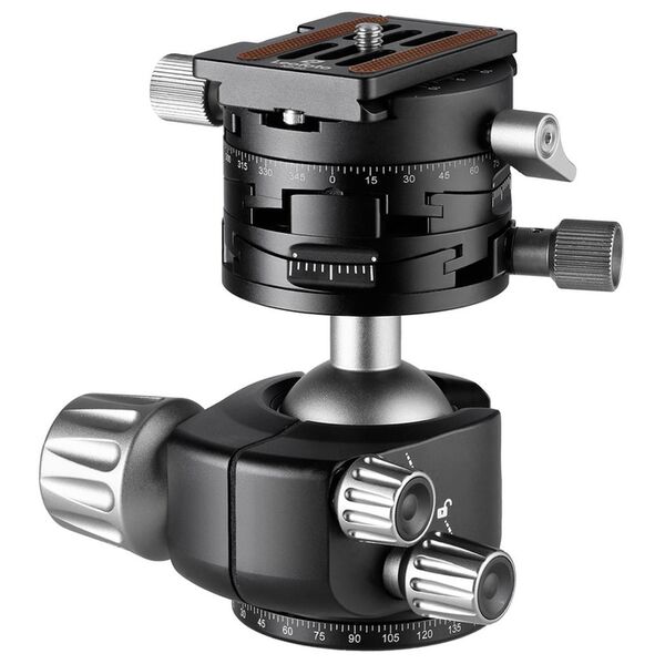 Leofoto LH-40 GR 3-in-1 Panorama-Getriebekugelkopf  schwarz
