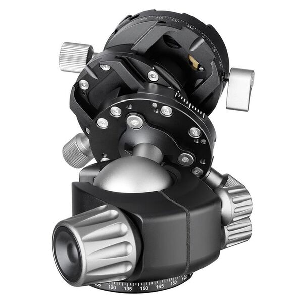 Leofoto LH-40 GR 3-in-1 Panorama-Getriebekugelkopf  schwarz