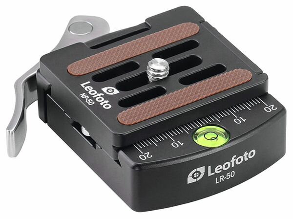 Leofoto LR-50 Schnellkupplung mit + NP-50 Schnellwechselplatte 