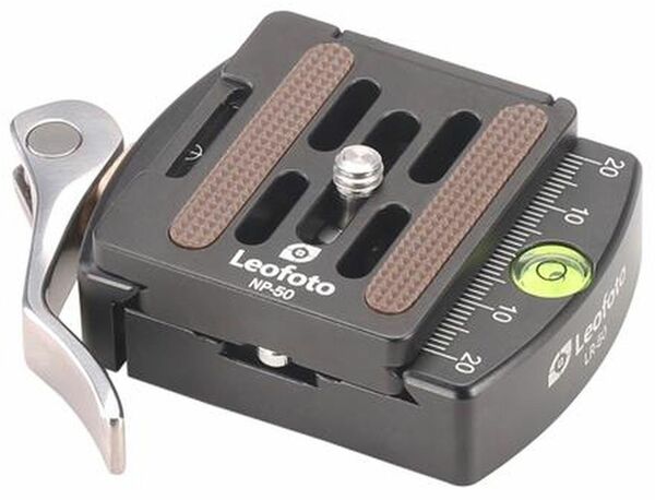 Leofoto LR-50 Schnellkupplung mit + NP-50 Schnellwechselplatte 