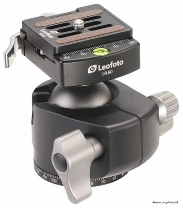 Leofoto LR-50 Schnellkupplung mit + NP-50 Schnellwechselplatte 